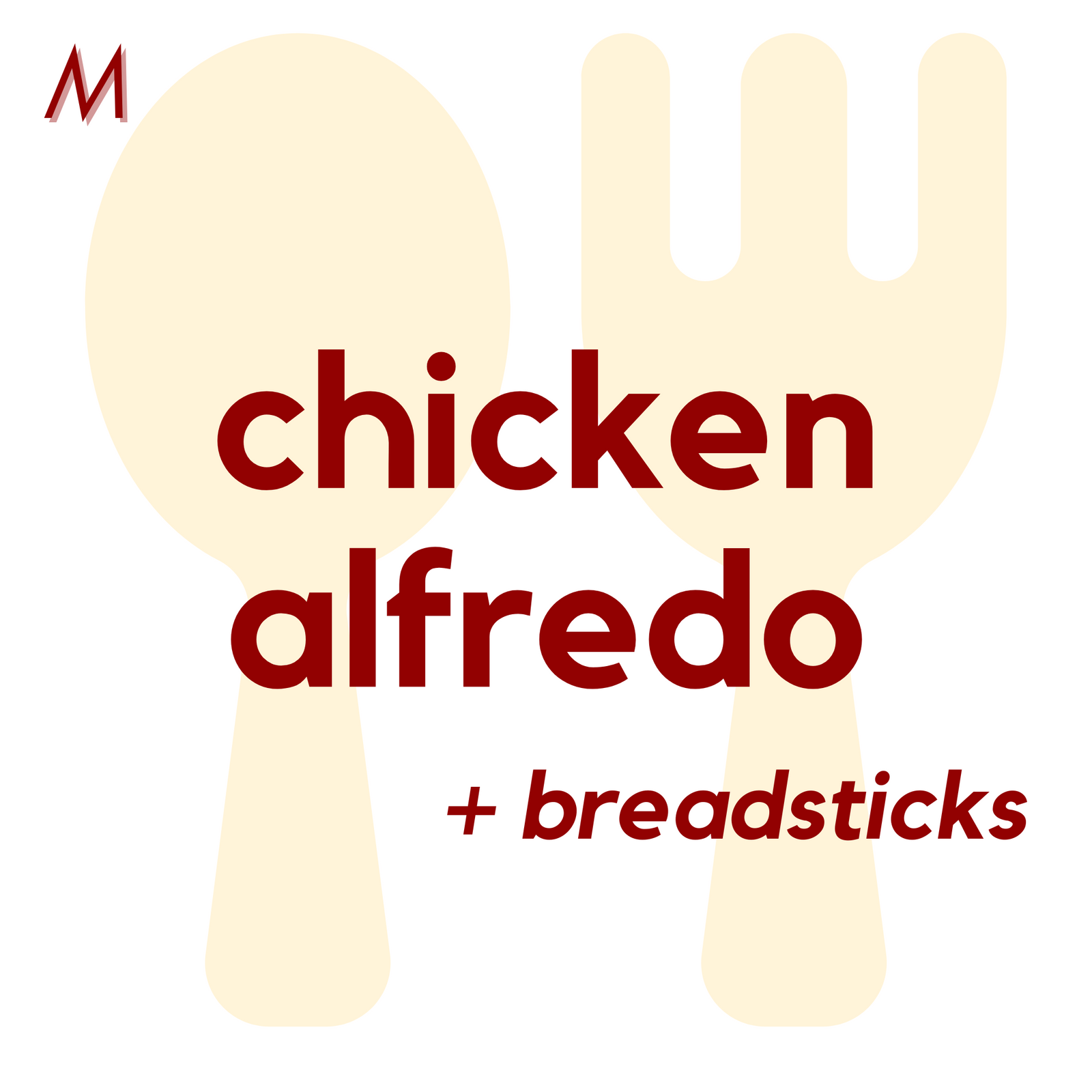 () MON - Chicken Alfredo and Bread Sticks | Mixed Fruits