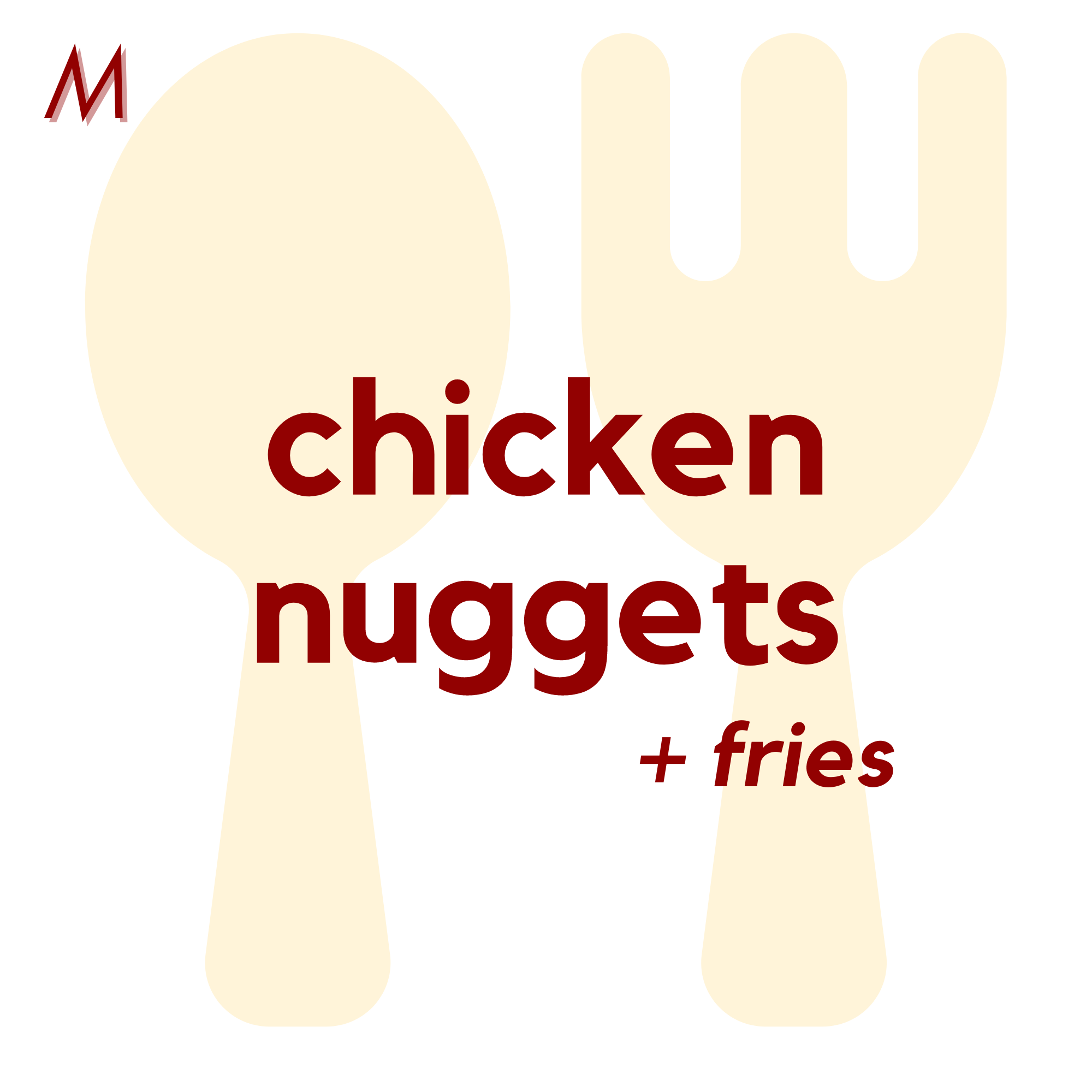 (11/04) MON - Chicken Nuggets and Fries | Fruit