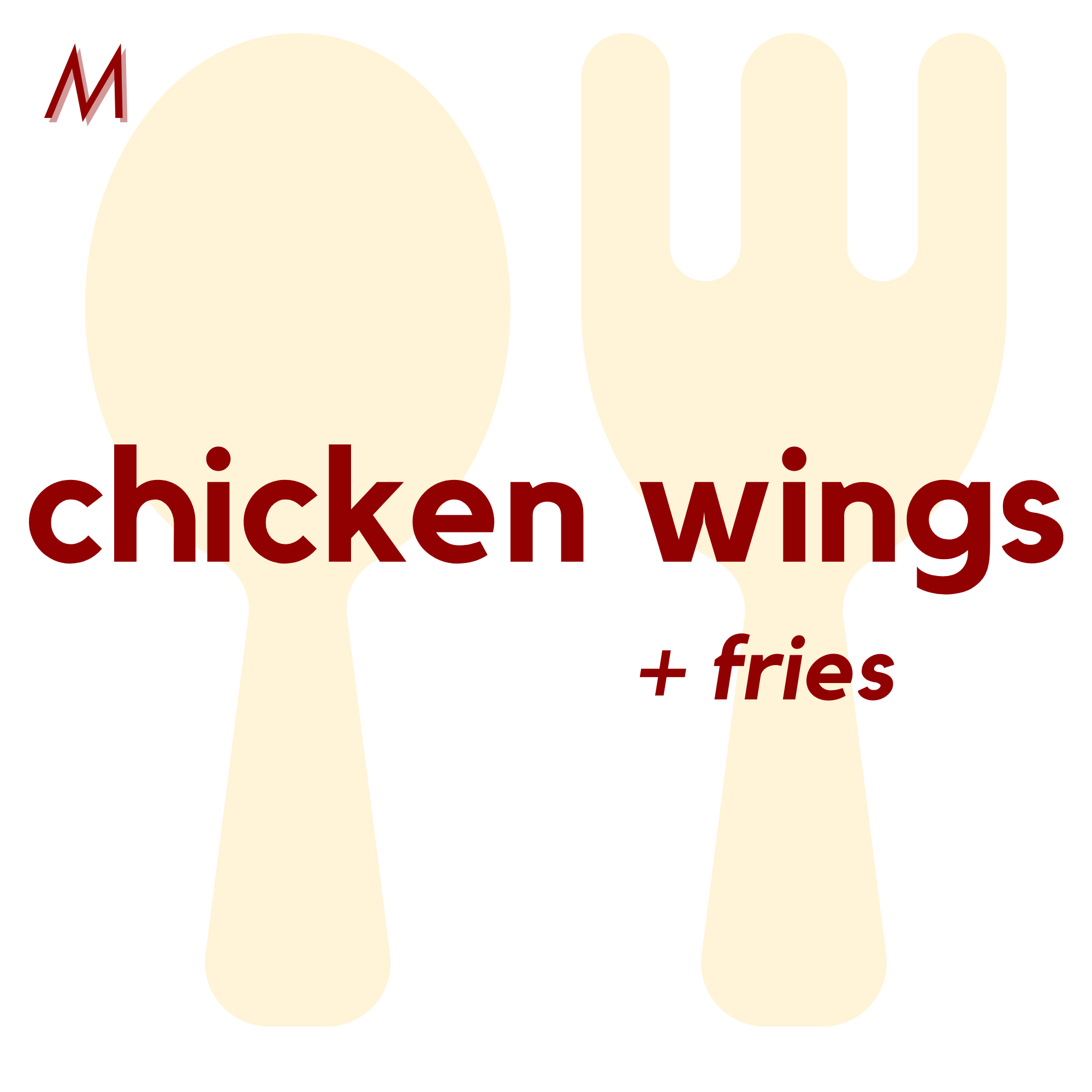 (09/23) MON - Chicken Wings and Fries | Rice Krispies