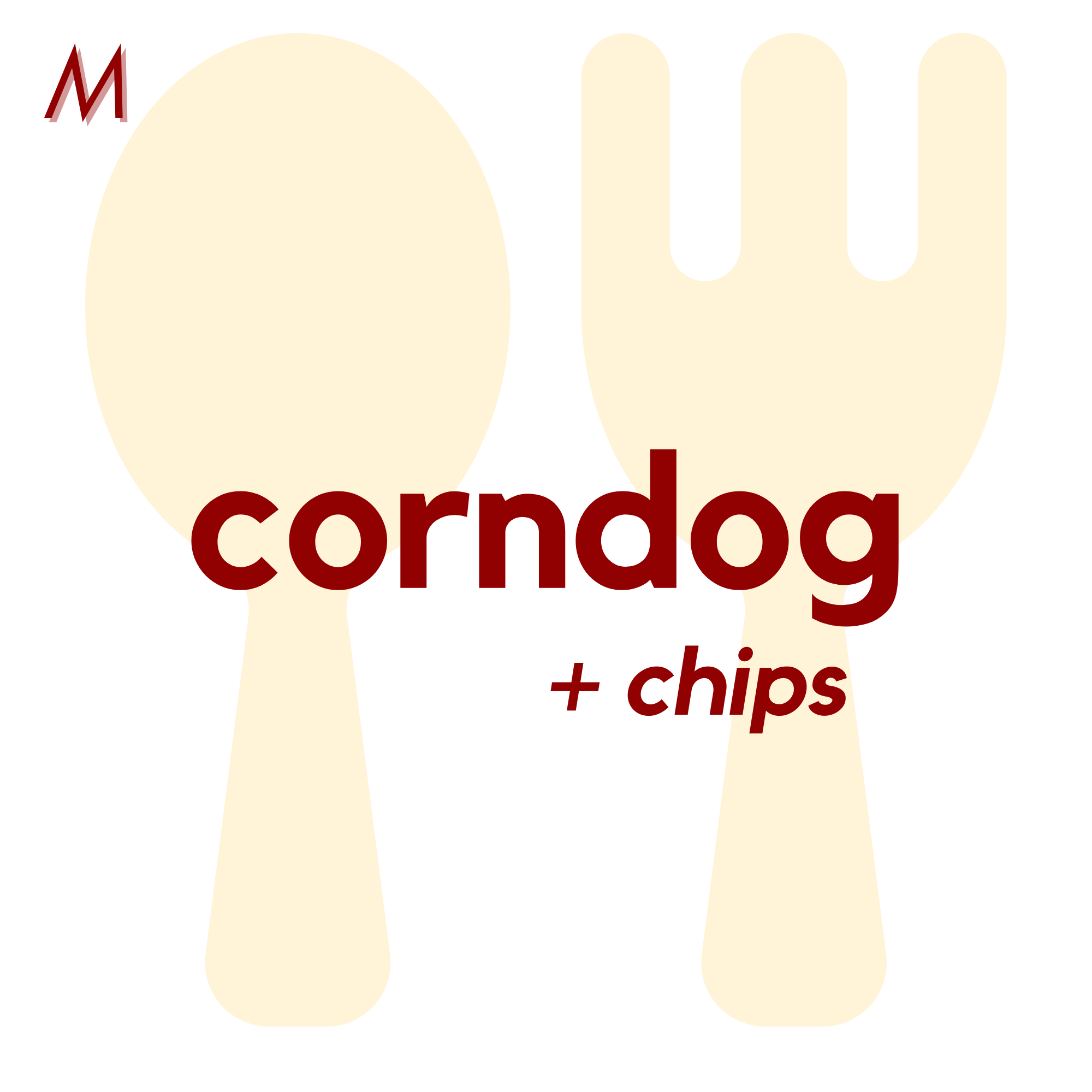 () MON - Corn Dog and Chips | Fruit