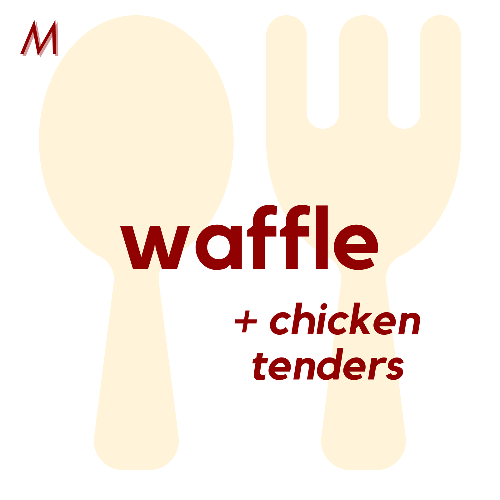 (04/27) MON - Waffles and Chicken Tenders | Fruit