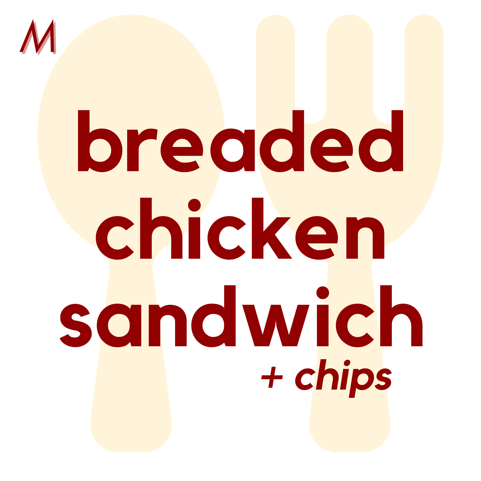 () MON - Breaded Chicken Sandwich and Chips | Brownies