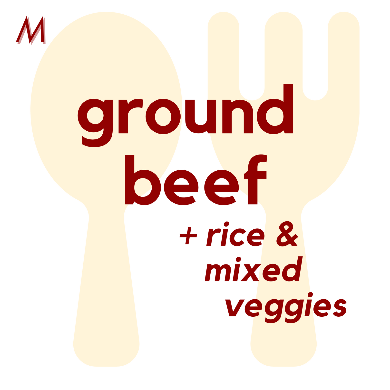 (10/27) MON - Ground Beef w/ Mixed Veggies and Rice | Fruits