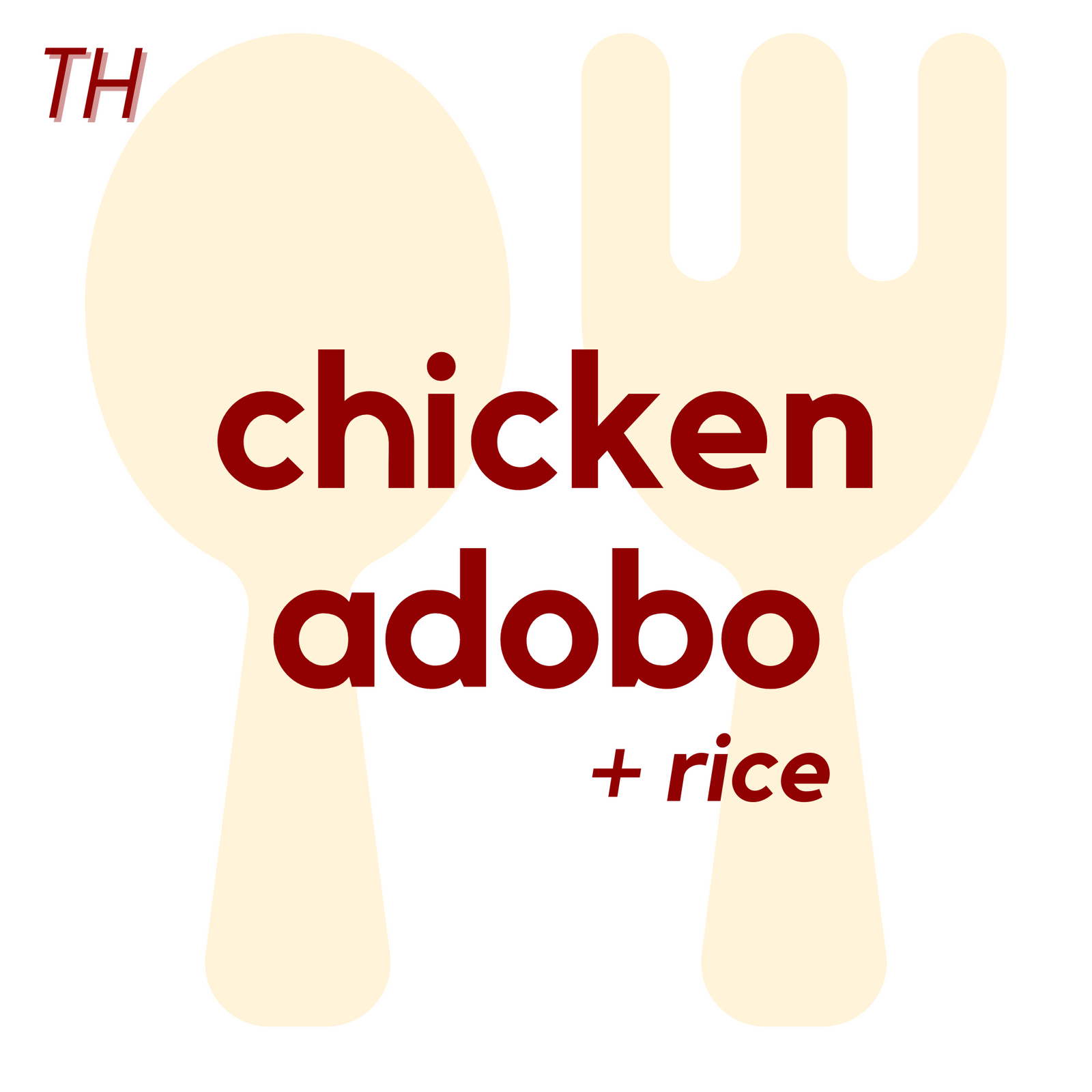 () THU - Chicken Adobo and Rice | Fruit