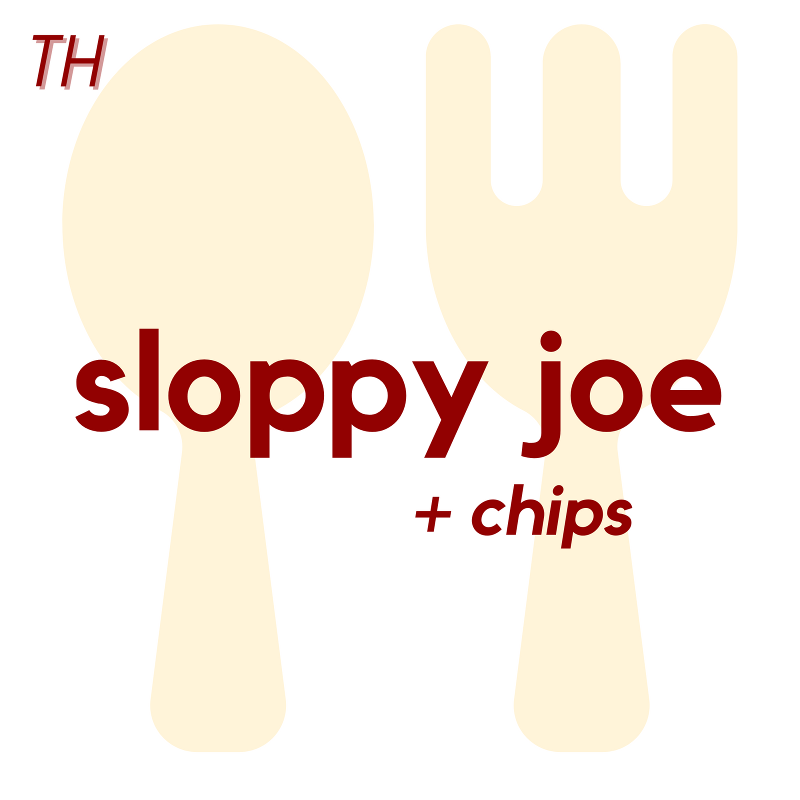 (10/23) THU - Slopy Joe and Chips | Rice Krispies