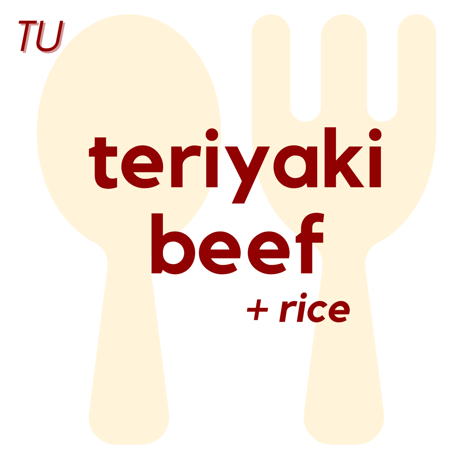 (09/30) TUE - Teriyaki Beef and Rice | Mixed Veggies