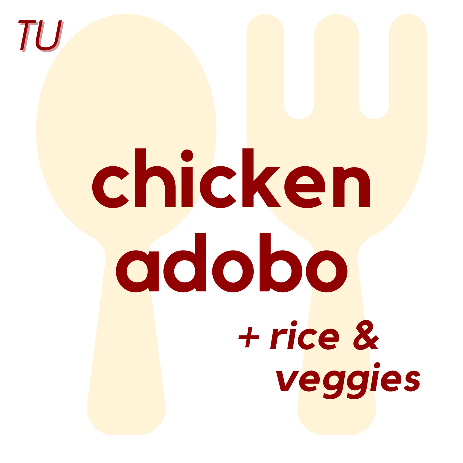 () TUE - Chicken Adobo and Rice | Brownie