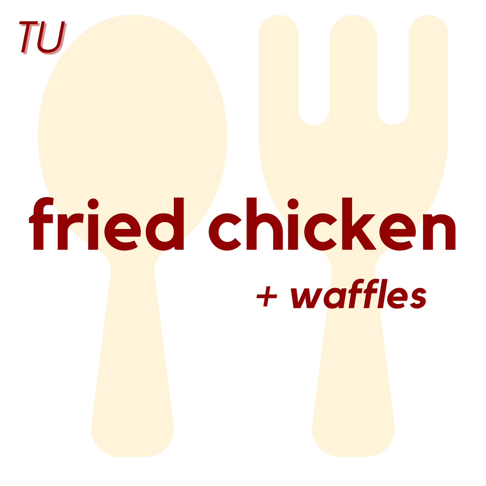 (10/27) TUE - Chicken and Waffles | Brownies