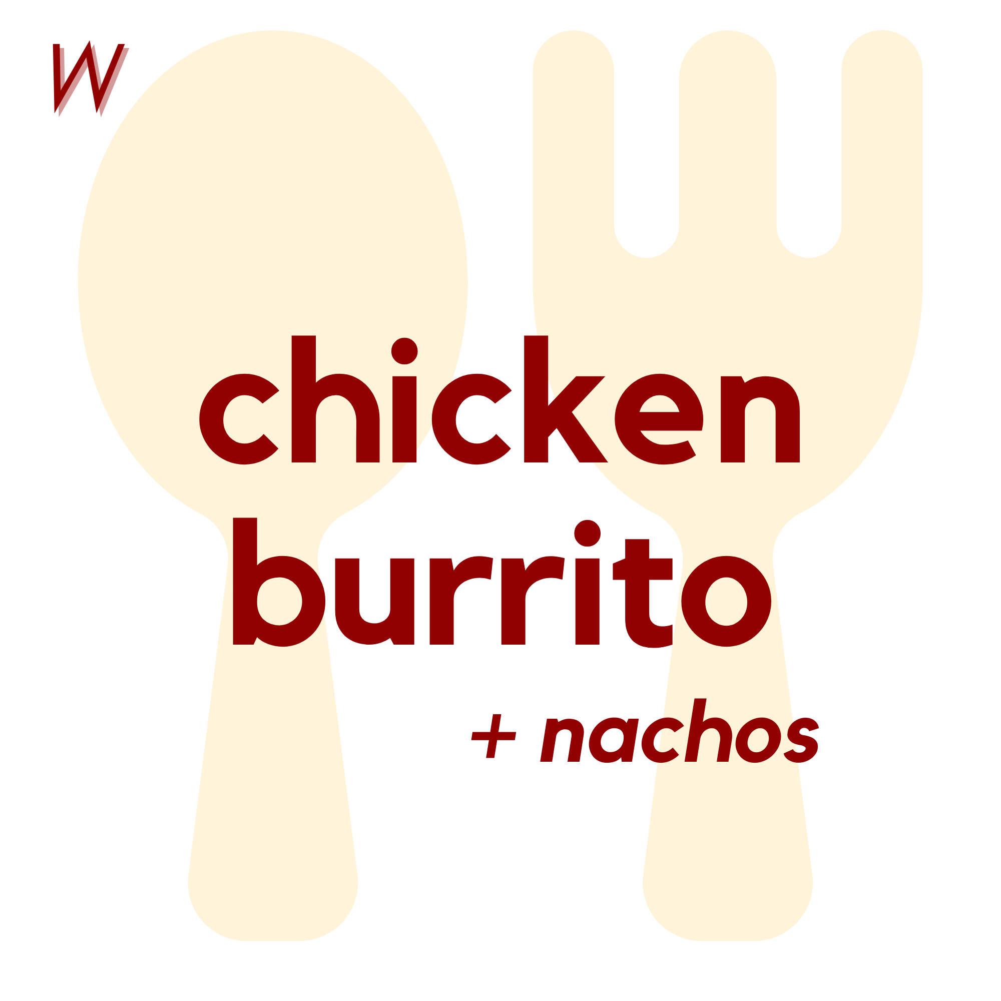 (09/25) WED - Chicken Burrito and Nachos | Muffin