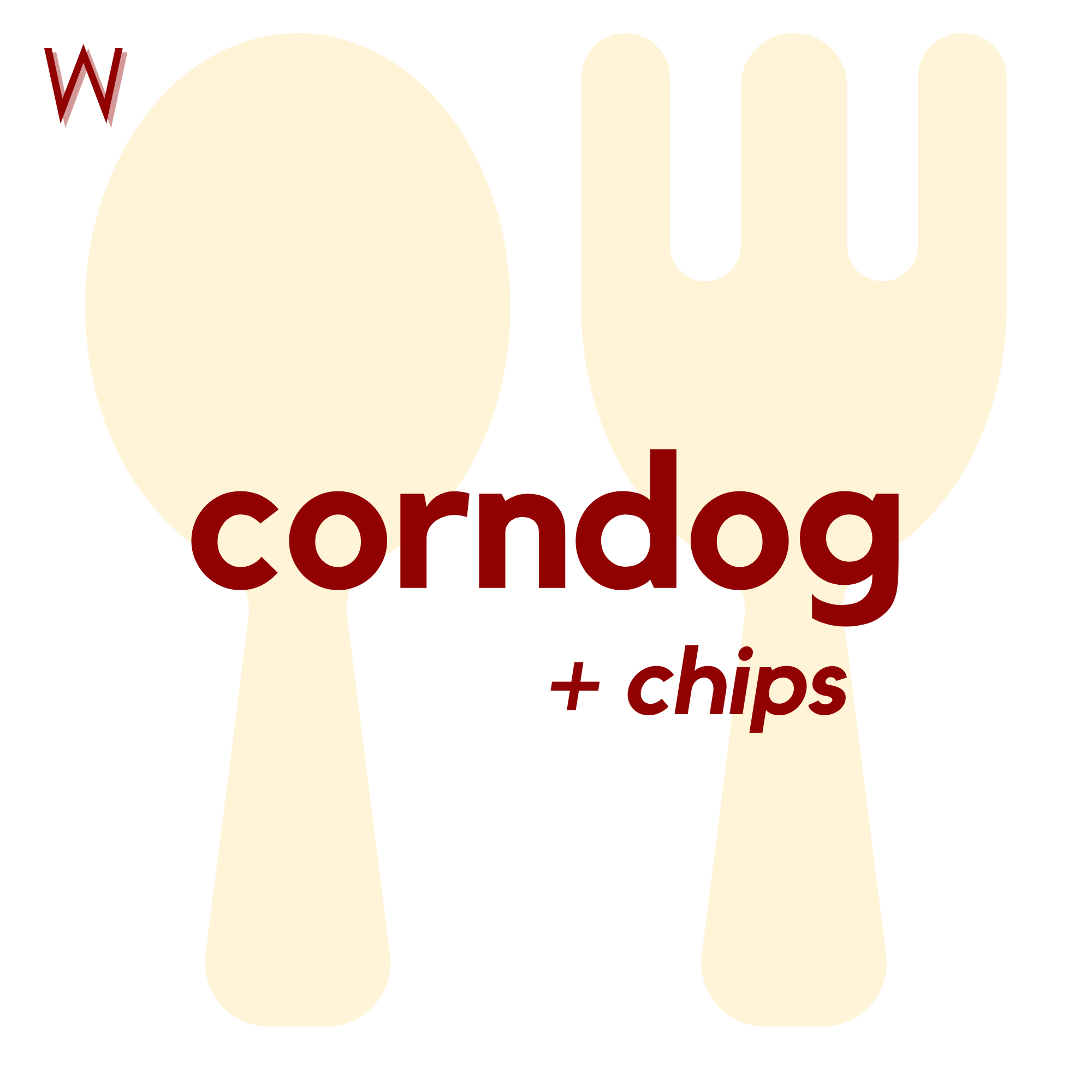 () WED - Corn Dog and Chips | Cake