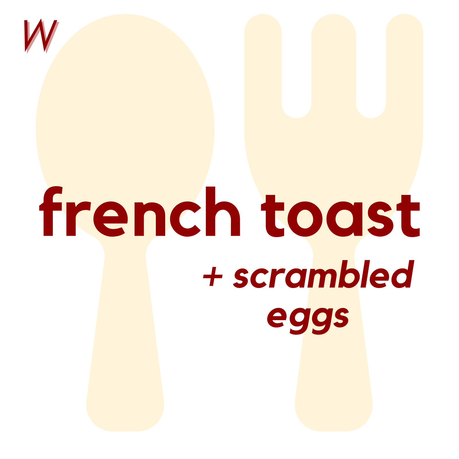 () WED - French Toast and Scrambled Eggs | Banana