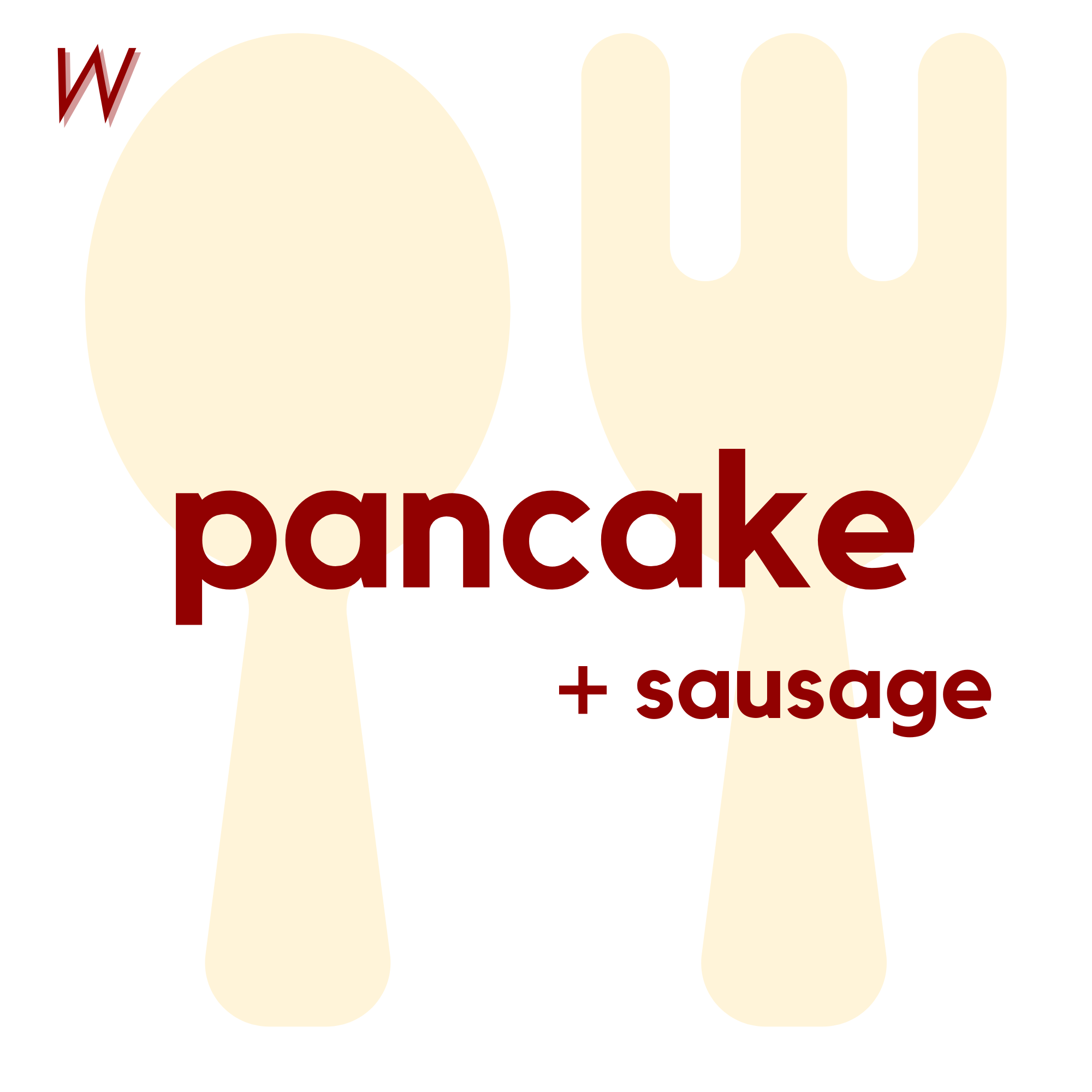 (02/19) WED - Pancake and Sausage | Fruit