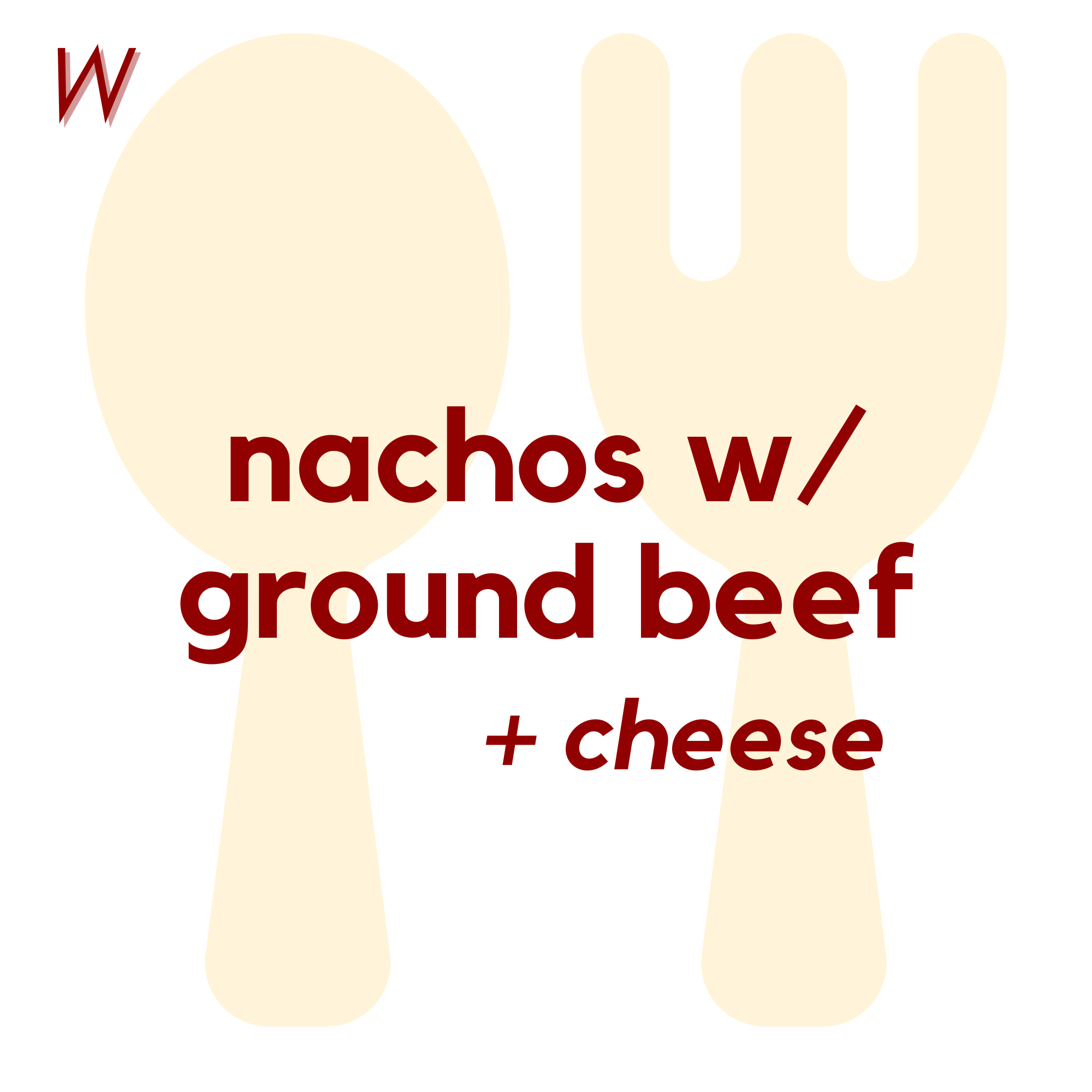 (01/29) WED - Nachos + Ground Beef and Cheese | Banana