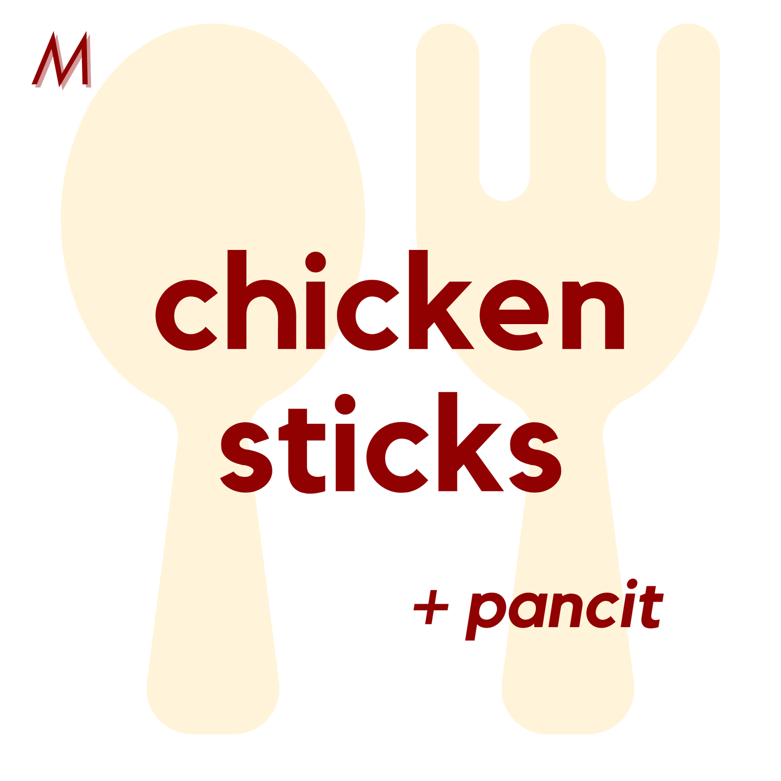 () MON - Chicken Sticks and Pancit | Veggies