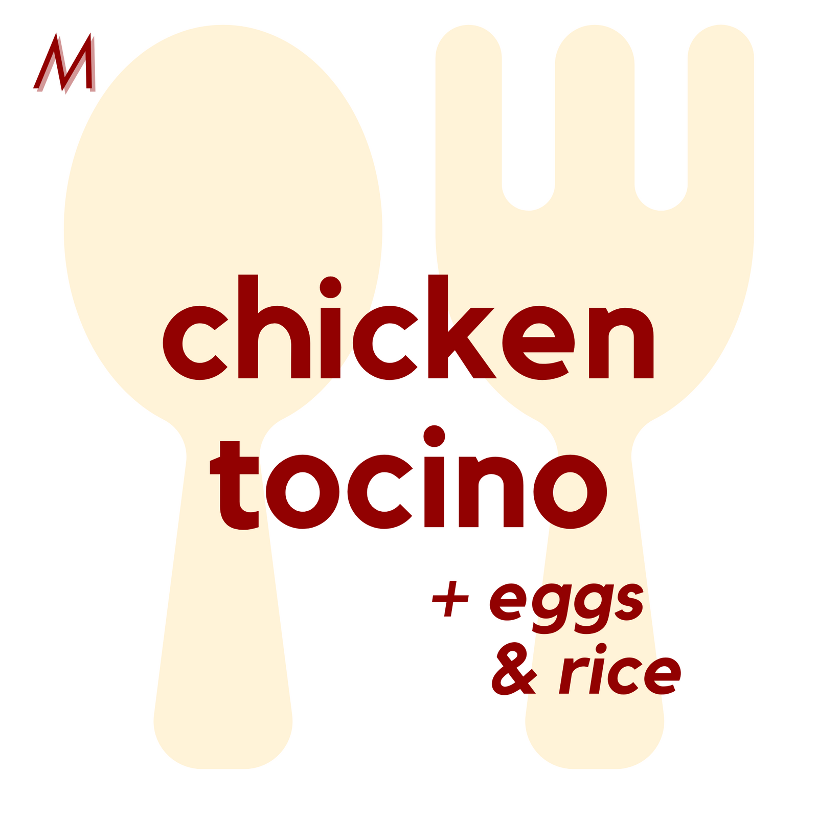 () MON - Chicken Tocino and Rice | Veggies