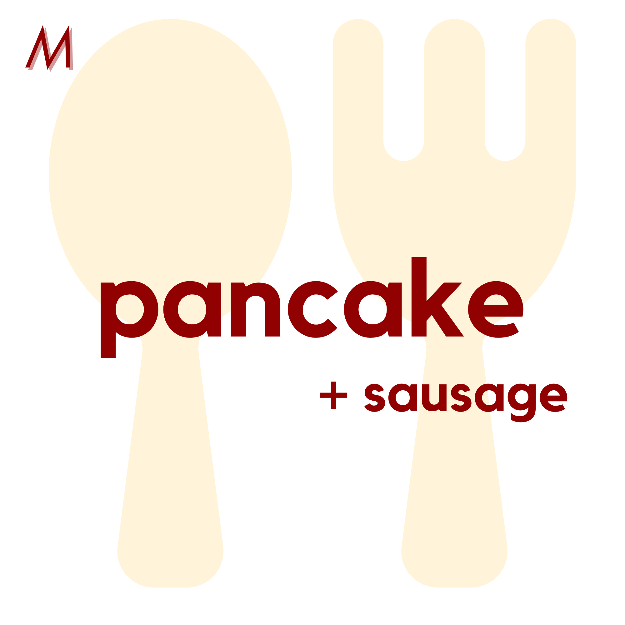 (12/16) MON - Pancake and Sausage | Fruit