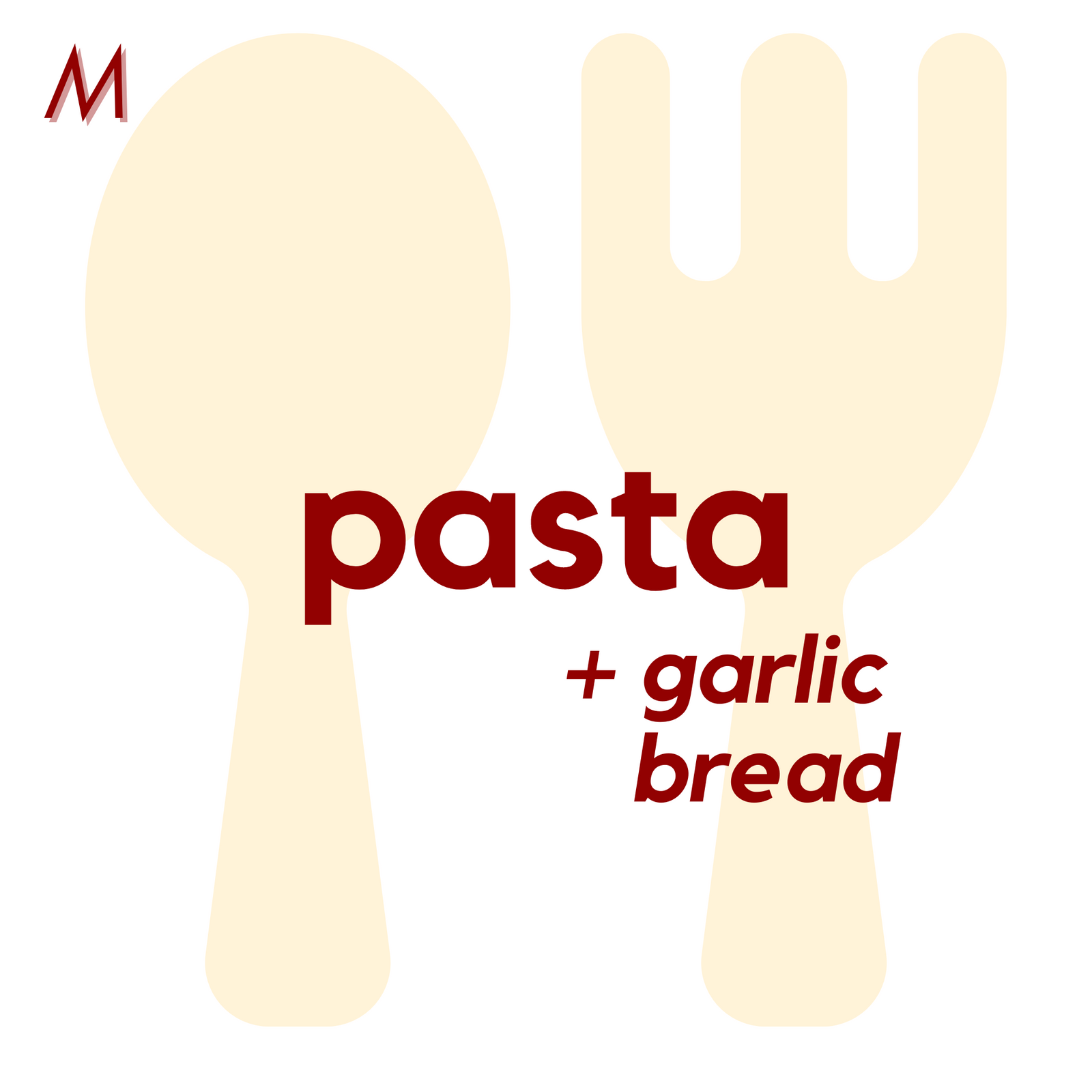 () MON - Pasta and Garlic Bread | Rice Krispies