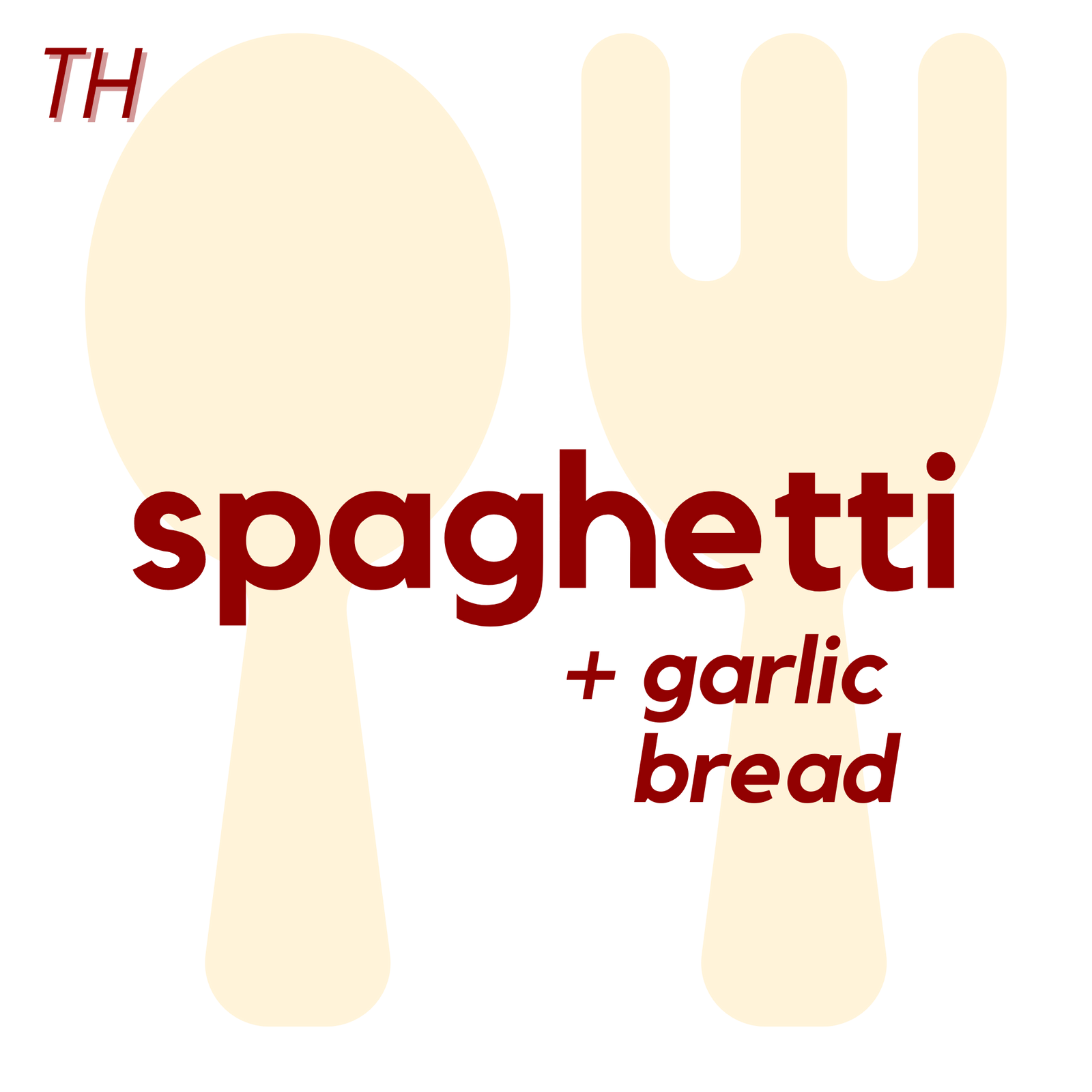 (09/18) THU - Spaghetti and Garlic Bread | Cookie