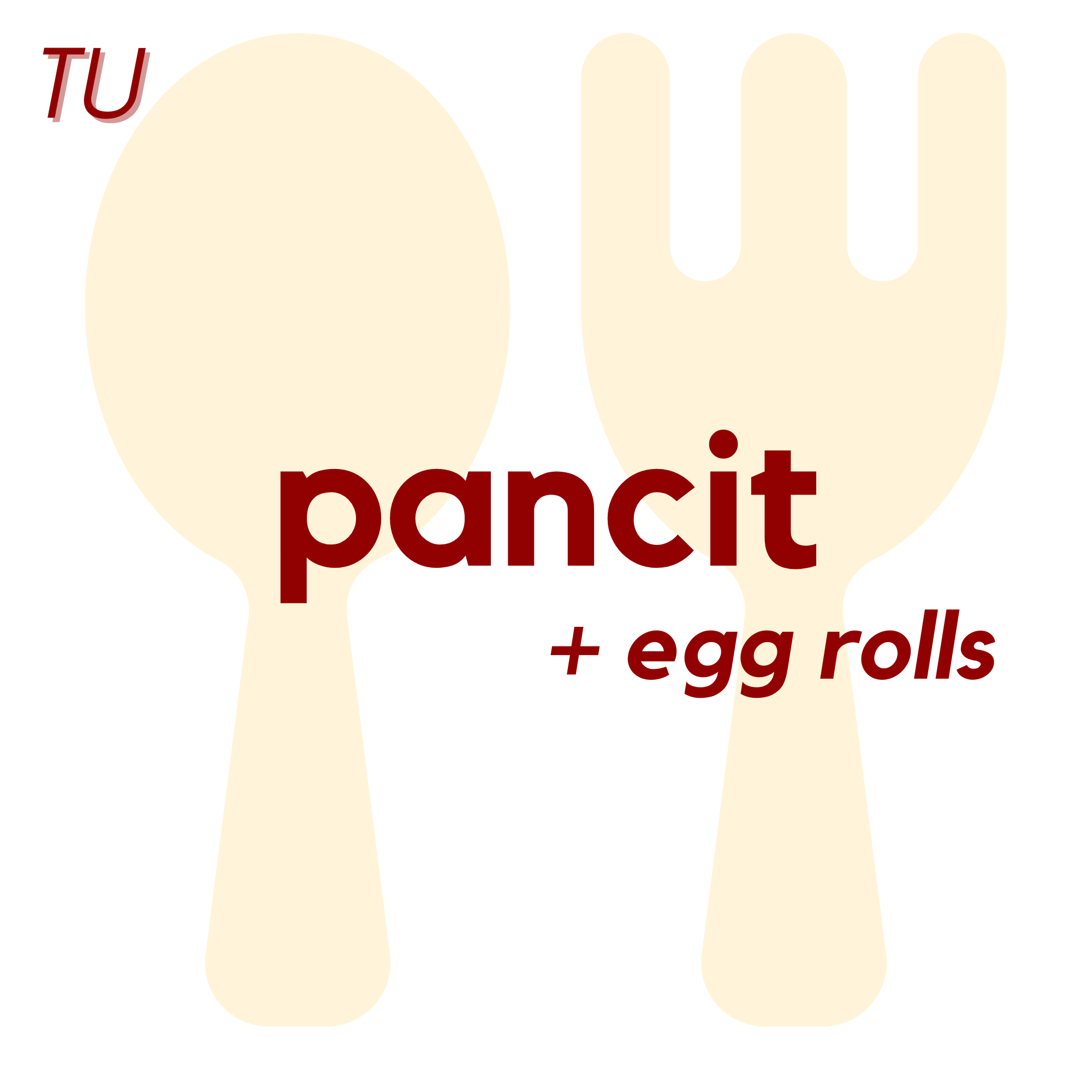 (11/05) TUE - Pancit and Egg Rolls | Cupcake