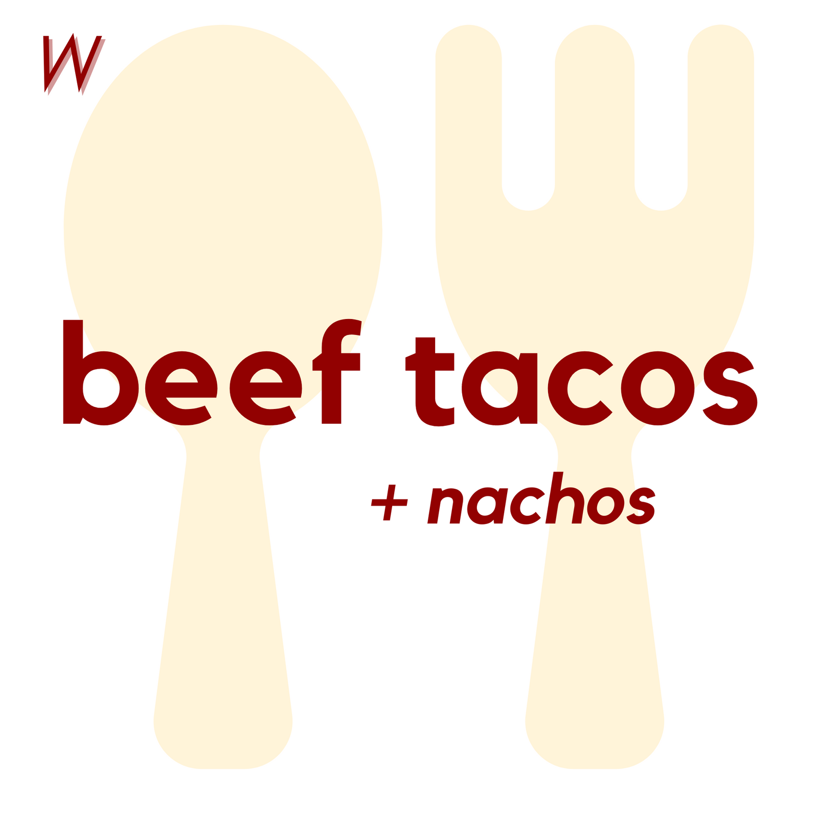 (09/03) WED - Beef Tacos and Nachos | Brownie